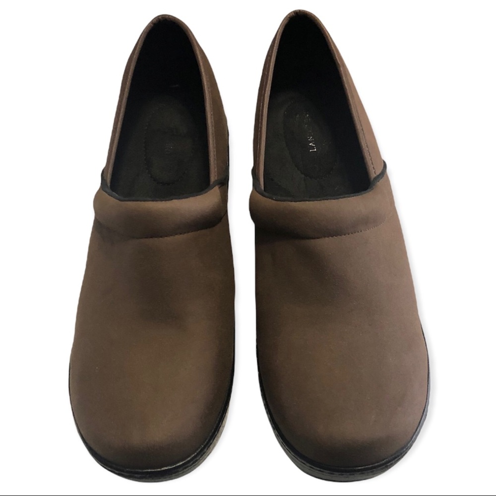 Brown Lands End Clogs 10B - Picture 2 of 12
